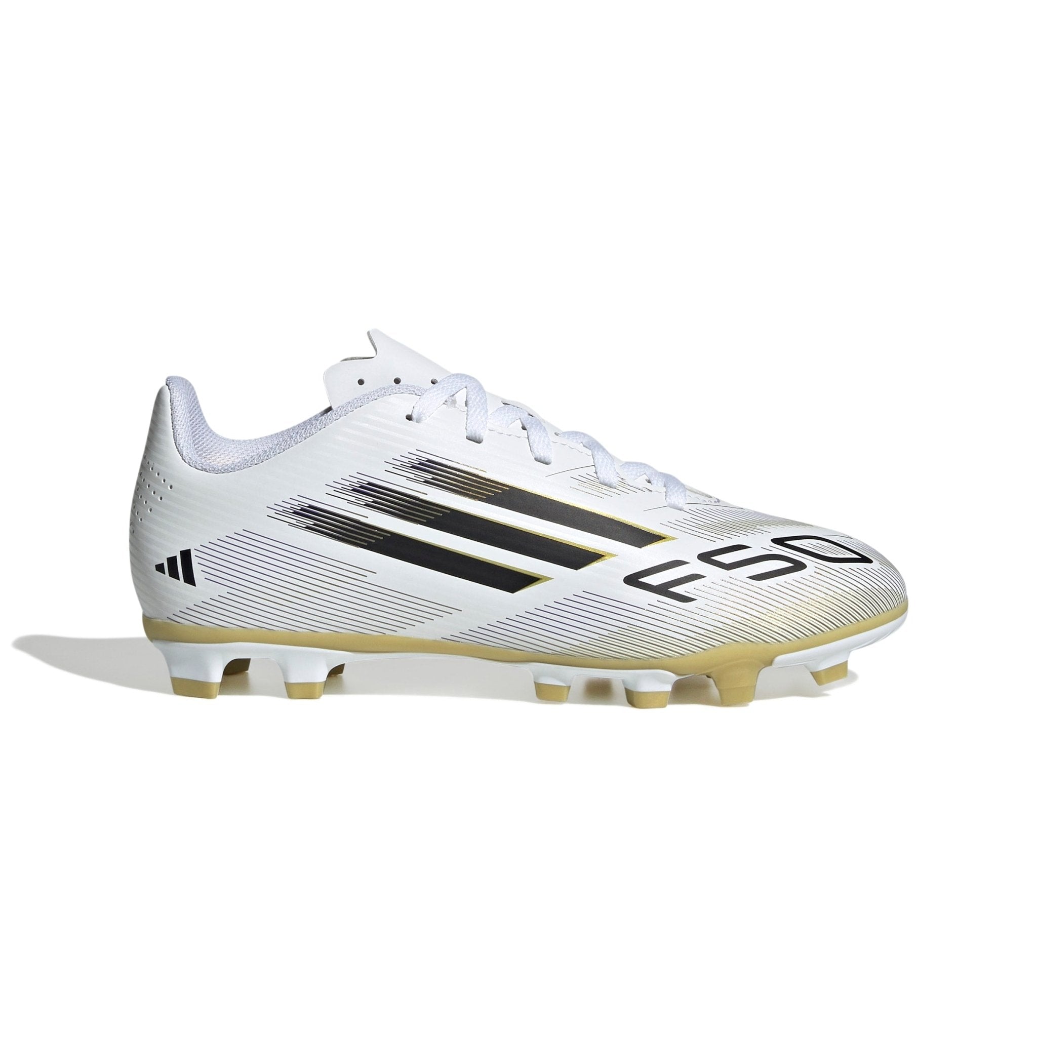 adidas F50 Club Firm/Multi - Ground Boots Kids White/Black - Best Buy Soccer